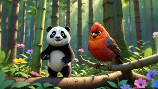 Talking Panda&rsquo;s Happy Song | Cheerful Kids Nursery Rhyme | Fun Panda Adventure