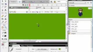 Flash ActionScript 2.0 RPG Game Programming Tutorial : Movement [3 / 3]