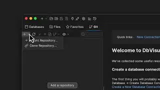 Version handle scripts with Git inside DbVisualizer