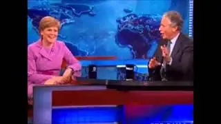 Nicola Sturgeon on Jon Stewart's The Daily Show 'Politicians are rarely funny'