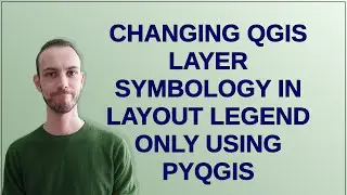 Gis: Changing QGIS layer symbology in layout legend only using PyQGIS