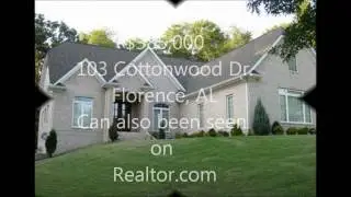 103 Cottonwood Dr.  Florence, AL  House For Sale