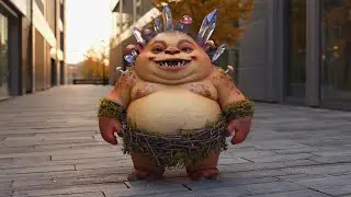 Asking AI to Create 196 Countries as Cute Funny Monsters!!