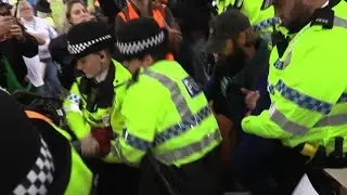 UK police arrest pro-Palestinian protesters in Liverpool during Labour Party conference | AFP