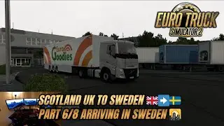 ETS2 Volvo FH6 Glasgow to Kalmar Sweden Pt6/8 &ndash; Gothenburg Sunset & Forest Drive! 🌇🌲