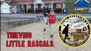​HE STOLE MY NUGGET! Swinging by the Sea Beach Metal Detecting with Garrett Ace Apex and Viper Coil