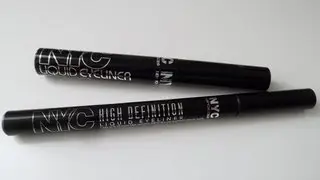 NYC High Definition Liquid Liner & Liquid Eyeliner review & swatches!