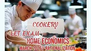 TLED- HOME ECONOMICS (COOKERY) MARCH 2026 LET EXAMINATION DRILLS| INTENSIVE REVIEW