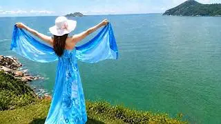 CAN&Ccedil;&Atilde;O DO MAR - Dulce Pontes - LINDA M&uacute;sica e Letra - Fado LEGENDADO em Portugu&ecirc;s - Praia do Guaruj&aacute;