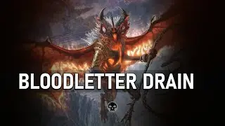 Bloodletter Drain is Kind of Crazy 💀💀💀 Mono Black Aggro -  MTG Arena Standard Mythic | LCI