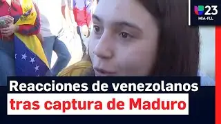 As&iacute; fueron las reacciones de venezolanos en el sur de Florida tras la captura de Nicol&aacute;s Maduro