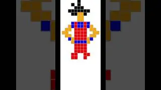 How to Draw Goku in Pixel Art | Famous Pixel Characters Digital