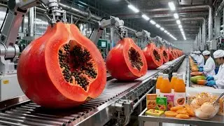 Inside a Papaya Processing Factory How Papaya Fruit Becomes Delicious Refreshment
