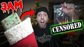 GIANT DARK WEB CHRISTMAS MYSTERY STOCKING OPENING!!! *VERY CREEPY*