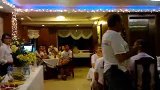 Family dinner at Duc Vuong Hotel (Vietnam)