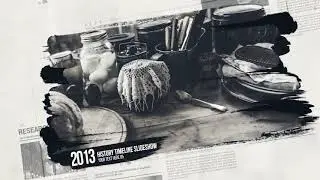 After Effects Templates  Free Download - History Timeline Slideshow