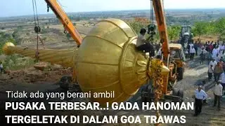 Pusaka terbesar Hanoman tergeletak didalam Goa Trawas