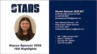 Alyssa Spencer Highlights: 16U