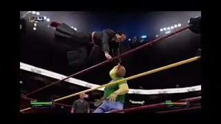 WWE 2k25 - (alt) Bill Green vs Gargamel (Big City Greens vs The Smurfs in TNA Falls Count)