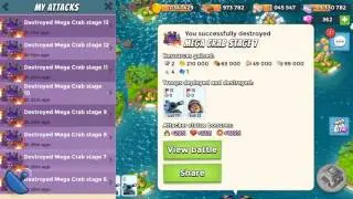 01/07/2016: Destroyed Mega Crab stage 7