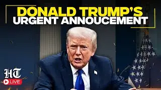 Donald Trump LIVE: Trump's Urgent Announcement | US-Iran Tensions LIVE | US News LIVE
