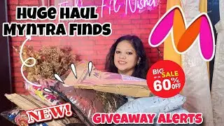 🔥 HUGE Myntra Haul | Budget Fashion Finds | Giveaway Alert! 🎁 Myntra Haul #myntra #fashion #haul