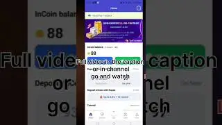 IncoinpayApp use krne ka tarika 👆 #incoinpay #cryptocurrency #earnbitcoin #moneyearning #viral