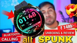 alt SPUNK Smartwatch Unboxing & Review 🔥 Best Smartwatch Under 1500 in India