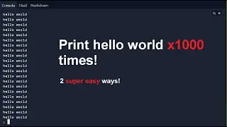 Printing Hello World 