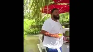 DJ Khaled suddenly standing from having an epiphany (as seen on twitter)