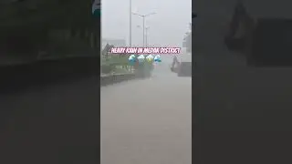 heavy 🌧️ 🌧️ in Medak district | #heavyrain #medak #kamareddy #telangana #viral #shorts #trending #yt