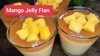Easy Mango Jelly Flan Recipe! Quick and Easy Dessert
