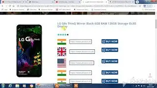 LG G8s ThinQ Mirror Black 6GB RAM 128GB Storage OLED Display