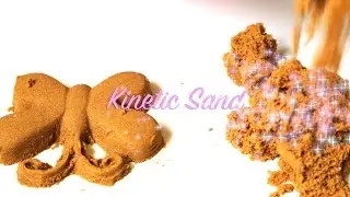 Kinetic Sand on Happy Kids Surprise Butterfly and animal shapes in sand
