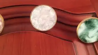 Solid Brass Cabinet Knobs With Color Shell,Share and Like it.