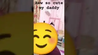 look my daddy is so cute the hair🤣