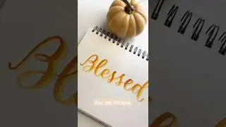 #handlettering #handletteringtutorial #funart #encouragingwords #write #itsfallyall #brushpen #joy