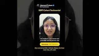 GDPI cohort testimony from IIM Calcutta #shorts