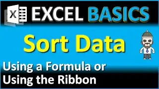 1 Minute EXCEL. How to Sort Data