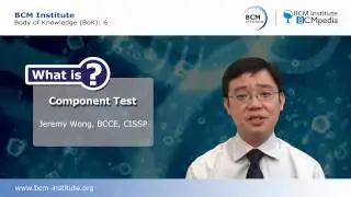 BCM Institute, BCMpedia - What is a Component Test?