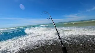 FISHING The Rakaia River Mouth - SMASHING the KAHAWAI!!!