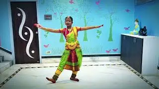BHARATNATYAM DANCE  STYLE // NATTADAVU 5-8 // DANCE BY SANCHARI