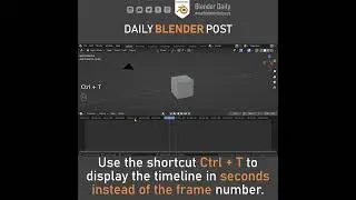 Display Timeline in Seconds in Blender