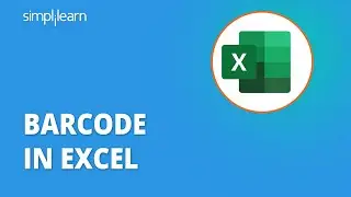 How to create Barcode In Excel | Barcode In Excel | Excel Barcode Formula | Simplilearn