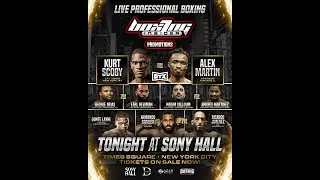 Boxing Insider Live From Sony Hall Kurt Scoby Vs Alex Martin