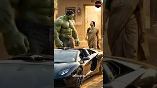 Hulk Bought a Lamborghini for His Mother After Years of Hard Work 🥺#viralvideo #moralstories #hulk