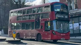 Volvo B5LH Wright Eclipse Gemini 3 Arriva London HV325 LJ17WOM Route 41 Tottenham Hale, Bus Station