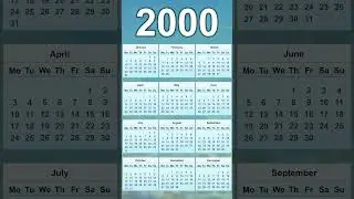 2000 Calendar