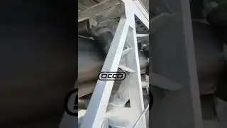 Today, the technical department inspected the Pipe Conveyor line.