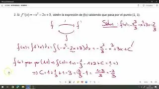 VÍDEO 2 - INTEGRALES INDEFINIDAS II